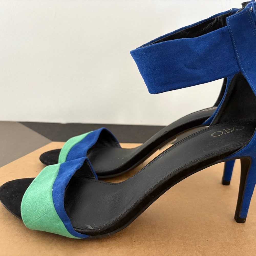 Cato Blue and Green Women's Heels